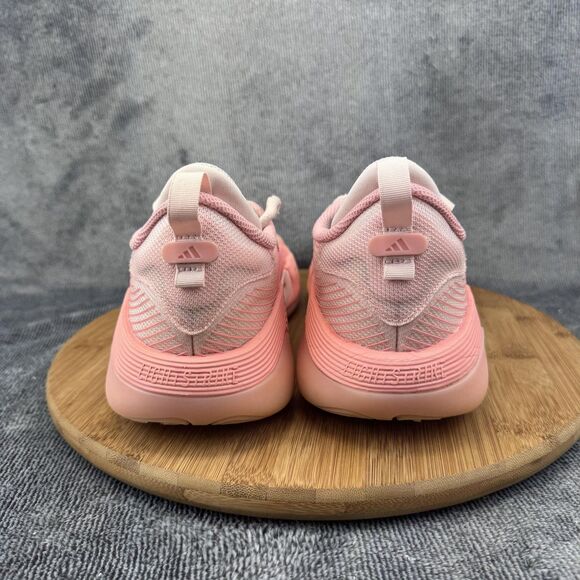 Adidas Exhibit Select Shoes Womens Size 8.5 Pink Basketball Court Sneaker - Picture 4 of 11